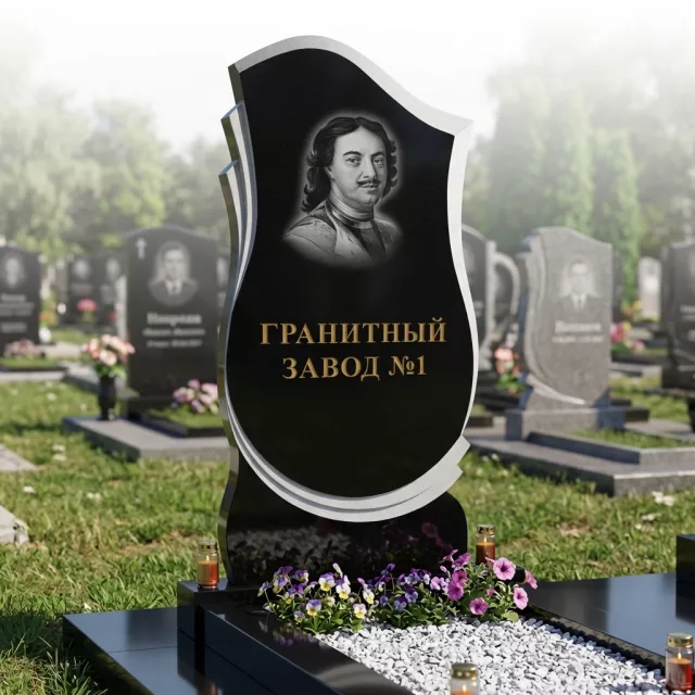 124 Памятник бочонок с перьями и волной