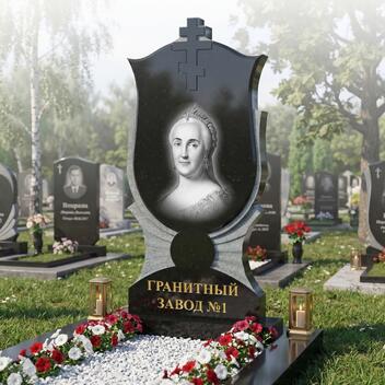 233 Памятник цветок с крестом