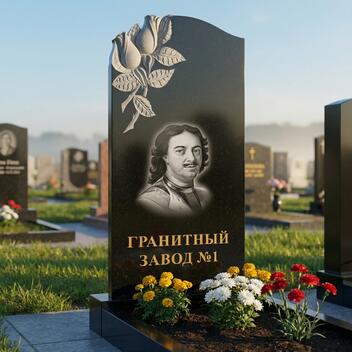 3062 Мемориальное надгробие с розами