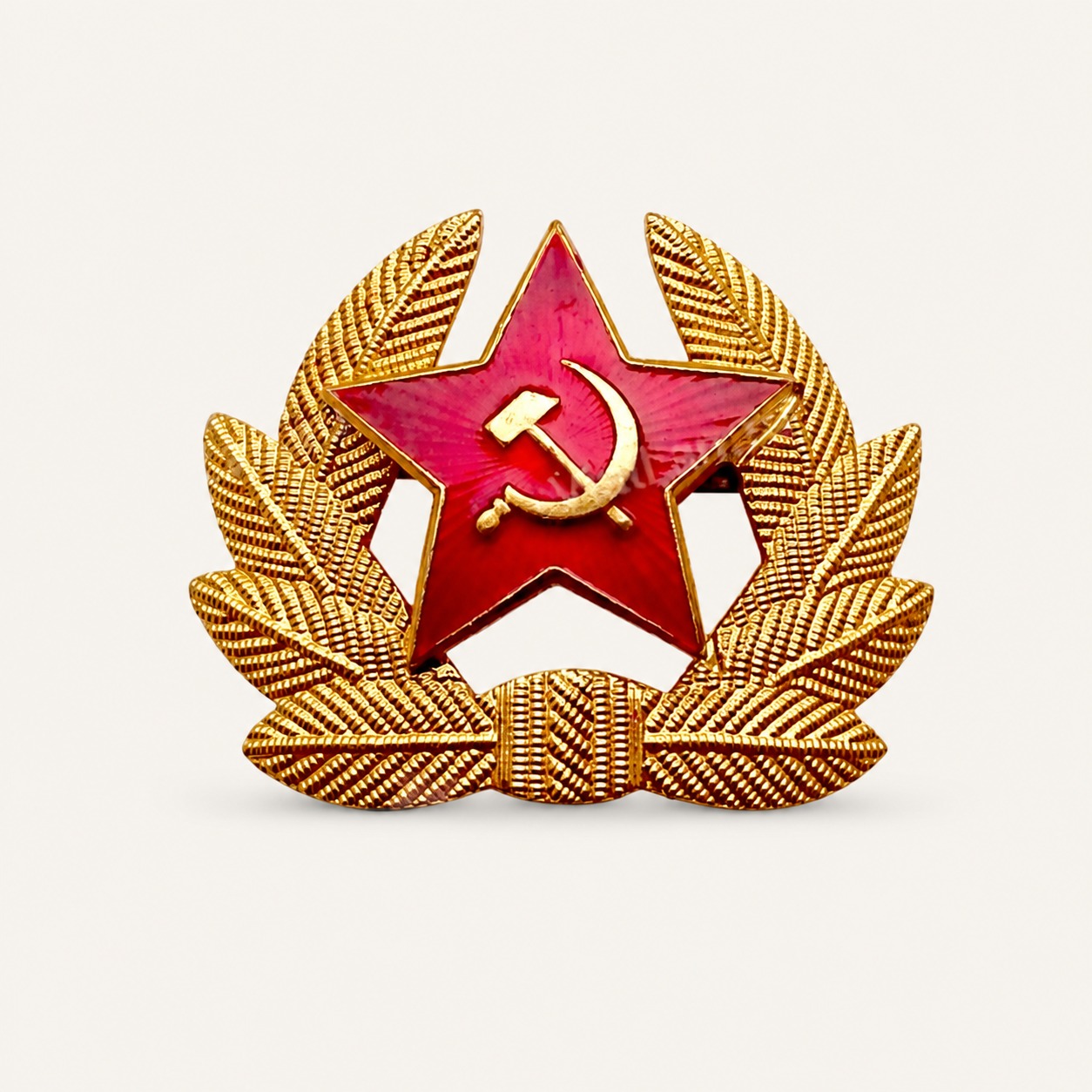 Кокарда СССР (Металл, холодная эмаль) — ГЗ-1782