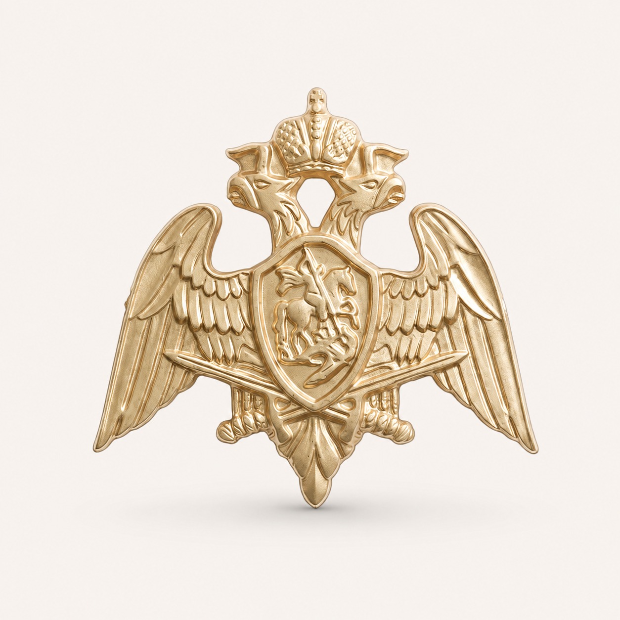 Эмблема петличная Росгвардия (Гранит Габбро, окраска золото) — ГЗ-2651