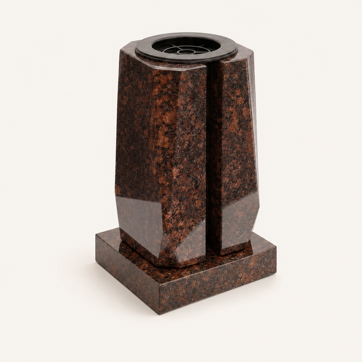 Ваза Бочка (23*15*15, гранит Дымовский, с вкладышем), ГЗ-1950