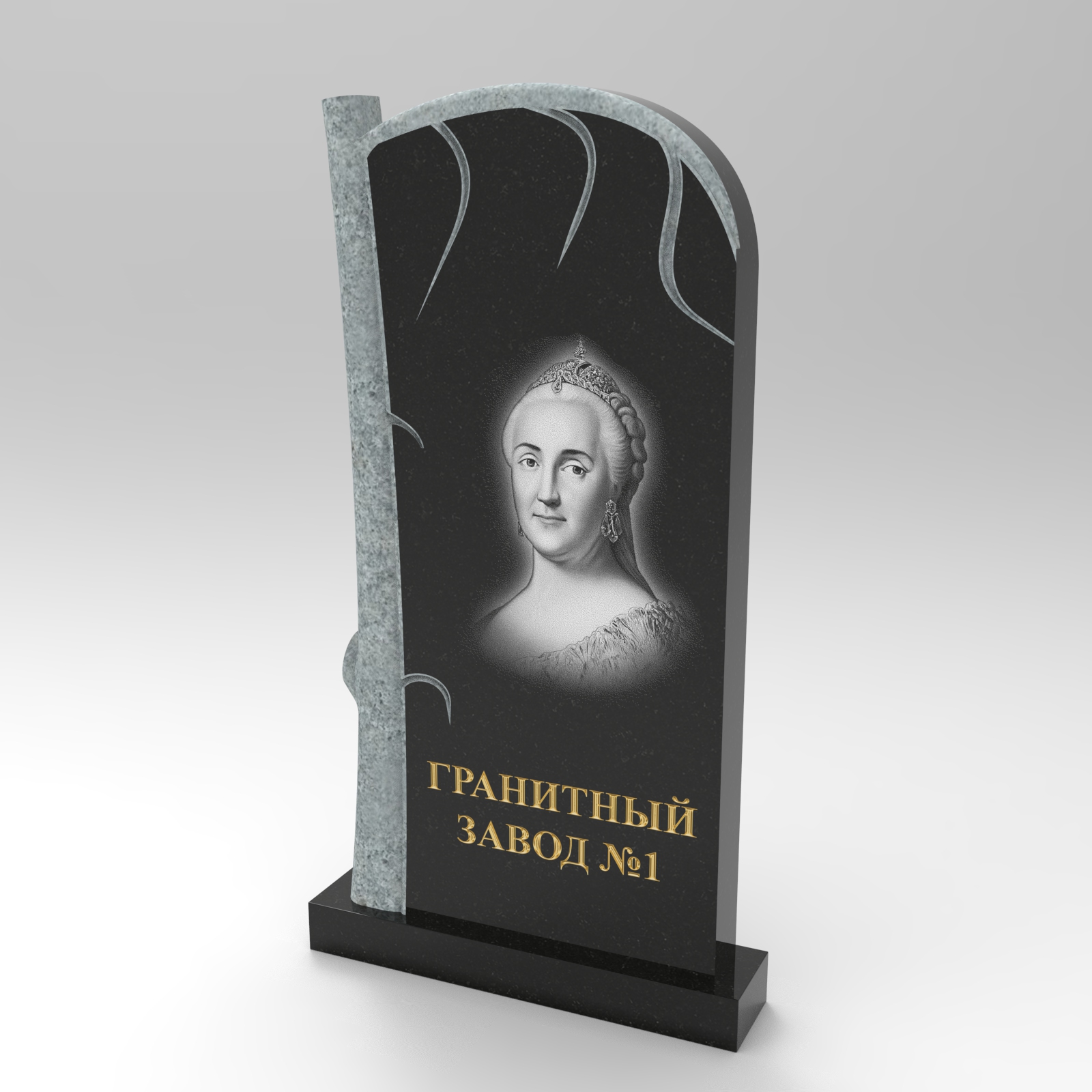 243 Памятник фигурный дерево простое