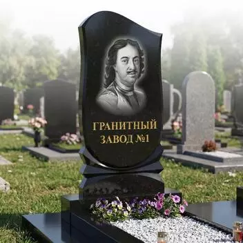 191 Памятник бутон с полированной гармошкой и фаской